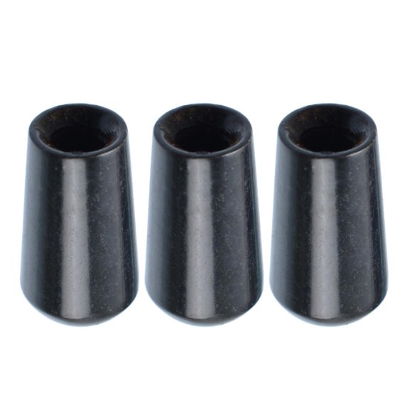 Perillas de selector EINCORN 3 piezas metal negro para guitarra