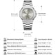 thumbnail image 2 of Reloj OLEVS Hombre Acero Inoxidable 44 mm Cuarzo Fecha, 2 of 3