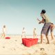 thumbnail image 3 of Yard Pong Game Ropoda Giant con baldes y pelotas duraderos, 3 of 7