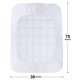 thumbnail image 4 of Funda de colchón Utopia Bedding doble acolchada, blanca, 4 of 8