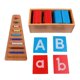 thumbnail image 2 of Materiales Montessori De Madera Juguetes Educativos De Aprendizaje Temprano Para Ni?os, 2 of 3