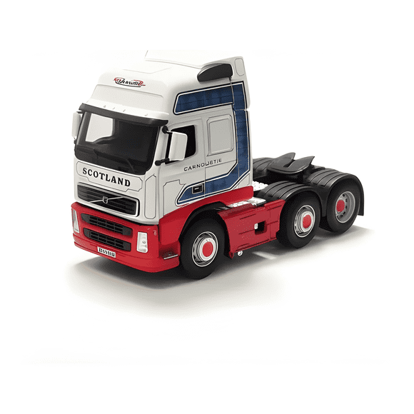 Camión Volvo tracto FH escala 1:50 blanco