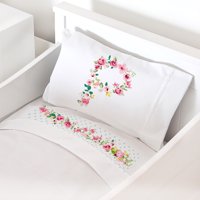 Tuyo Print - Juego De Sábanas Cuna Letras Vintage P