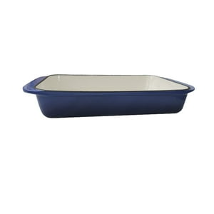 Briva - Fuente De Hierro Enlozada Azul 35 Cm