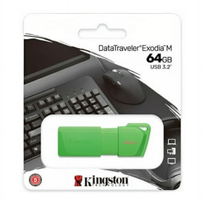 Pendrive Kingston Usb 3.2 64Gb Verde Dtxm Neon
