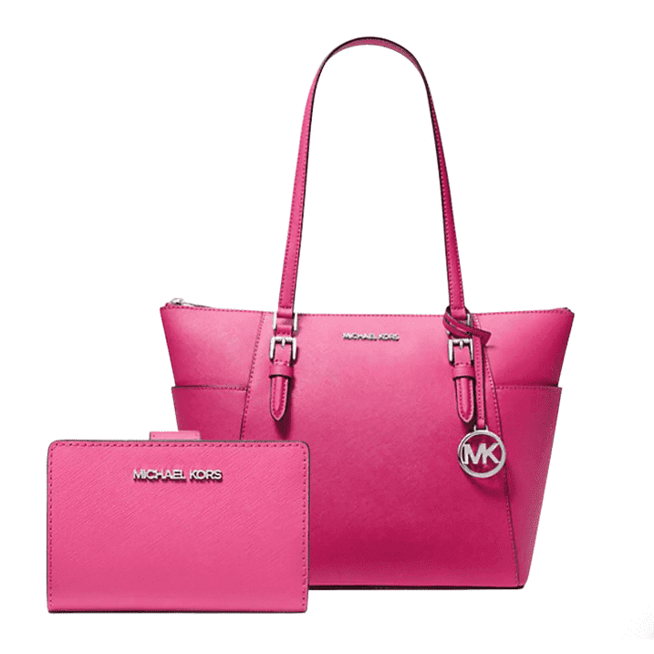 Cartera + Billetera Michael Kors Ombre Signature Husk Satchel