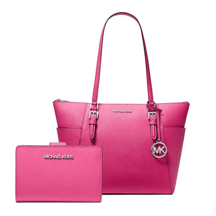 Cartera + Billetera Michael Kors Ombre Signature Husk Satchel