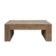 thumbnail image 2 of Rustic Wood Coffee Table, 49in Modern Farmhouse Rectangular Table for Living Room, 2 of 3