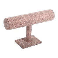 Magideal - Organizador De Pulseras, Soporte De Exhibición De Joyería Para Venta, Barra En T, Organizador De Brazaletes, Soporte De Exhibición De Pulseras Para , Marrón