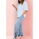 thumbnail image 1 of Pantalón Buzo Mujer Algodón Verano Recto Pierna Ancha 7531, 1 of 2