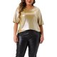 thumbnail image 1 of Agnes Orinda Conjuntos de Halloween para Mujeres Tallas Grandes Tops Escolares Universitarios Metálicos Holográficos de Manga Corta Blusas para Conciertos y Fiestas 4X Champán, 1 of 6