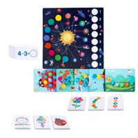 Magideal - Rompecabezas De Números Para Niños Pequeños, Juguetes De Aprendizaje De Números Para Niños Pequeños, Habilidad Manual, Juguete De Resta De Adición De