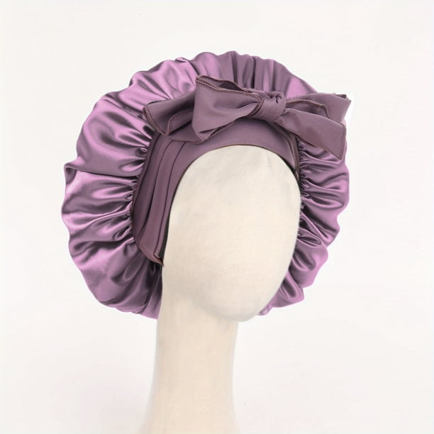 Sleep Comfortably with Our Adjustable Silk & Satin Hair Bonnet - Perfect for Men & Women!