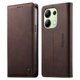 thumbnail image 1 of Funda Billetera de Cuero para [Xiaomi Redmi Note 13 4G], Bloqueo RFID, Tarjetas y Soporte Café, 1 of 5