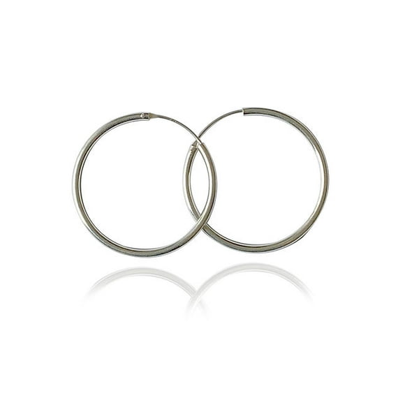 Aros Plata Mujer Argollas Lisas