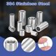 thumbnail image 3 of 8 piezas de espaciador de acero inoxidable 304 3/8" OD x 3/16" ID x 1/4" de longitud (10x5x6mm) separador de tornillo acabado liso espaciador de metal redondo sin rosca para tornillos M3, plata, 3 of 6