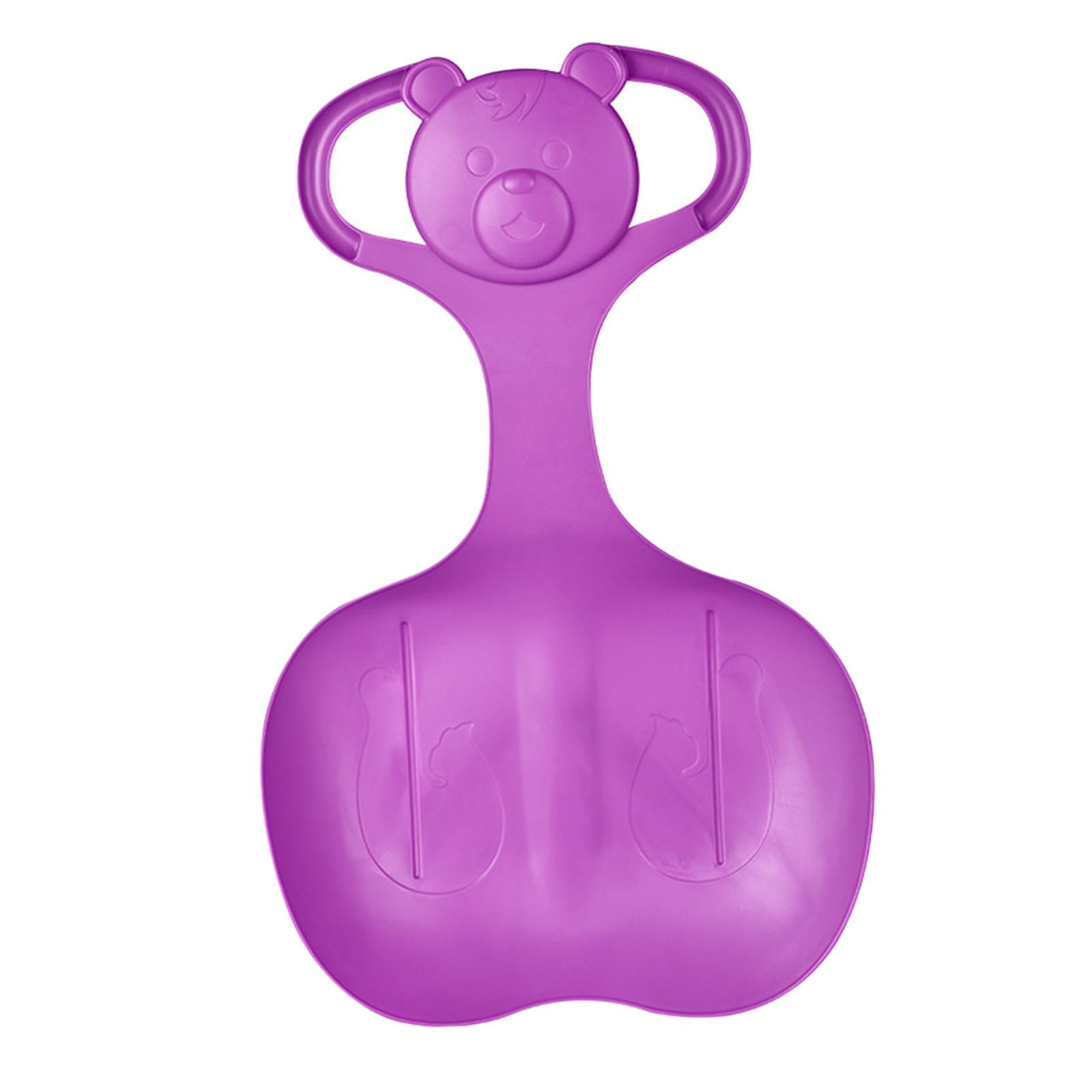 Magideal - Trineo De Nieve, Trineo, Trineo Deslizante De Arena Y Hierba, Tabla De Esquí, Trabajo Pesado, Trineo De Nieve Para Descenso Para Niños, Adultos, Niños Púrpura