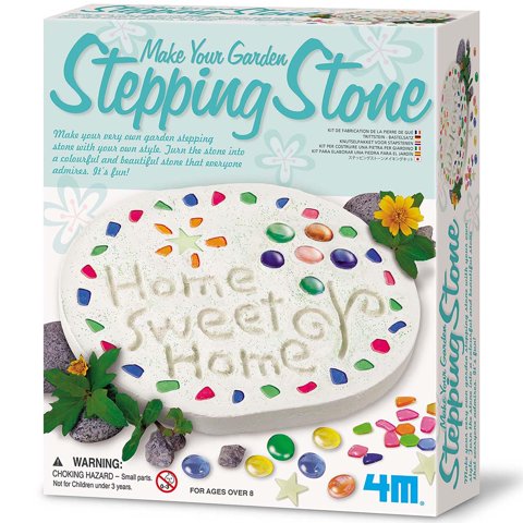 4M - Stepping Stone, Kit De Cerámica Para Decoración De Patio, 4 M, Crea Tu Jardín