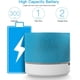 thumbnail image 5 of Mini altavoz Bluetooth inalámbrico portátil, altavoz estéreo recargable con graves superbajos IA y luces LED, 5 of 7
