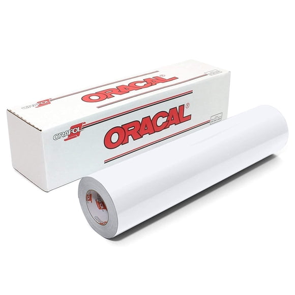 Rollo de vinilo ORACAL 651 blanco mate de 3,66 m x 4,57 m para manualidades