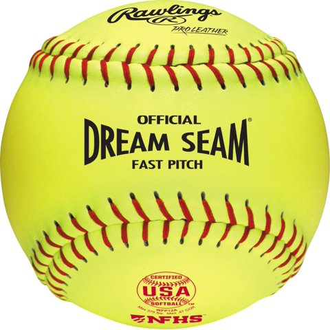 Softballs Rawlings Official Pro Leather Dream Seam, 12 Unidades
