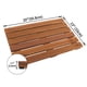 thumbnail image 3 of Alfombrilla de ducha de teca VaeFae Luxury Spa, antideslizante, 50 x 33 cm, 3 of 7