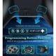 thumbnail image 4 of Mando inalámbrico Bluetooth para PC y Switch: compatible con Steam, Android eiOS, incluye adaptador inalámbrico USB, iluminación RGB y joysticks y gatillos de efecto Hall.-Negro, 4 of 9