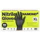 thumbnail image 1 of Guantes de Nitrilo SUPER+ 8 mil Diamante Negro Paquete de 50 XL, 1 of 7
