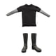 thumbnail image 1 of 1/6 Camiseta De Manga Larga Negra Masculina Y Zapatos De Botas Para Figuras De Acción De 12 '', 1 of 5