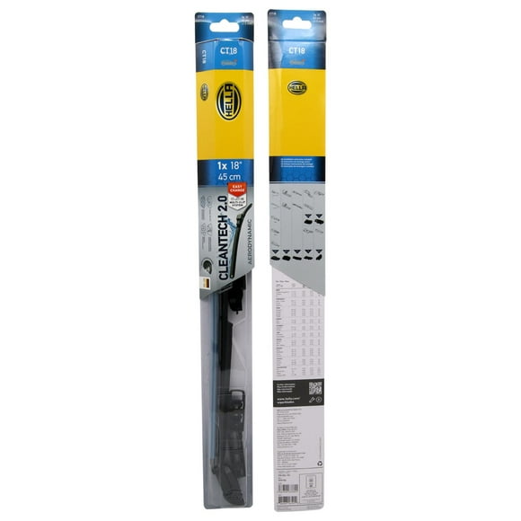 Plumilla Hella Cleantech 18 Pulgadas 45,7 Cm C/Adaptadores