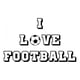 thumbnail image 1 of Decomural I Love Football Sports WS-43032, 1 of 2