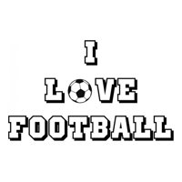 Rienda Libre Graphics - Decomural I Love Football Sports Ws-43032