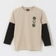 thumbnail image 1 of Polera Doble Manga Niño Back Print Beige Sonic, 1 of 3