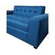 thumbnail image 2 of Sofa Dos Cuerpos Brazo Redondo Lino Azul, 2 of 3