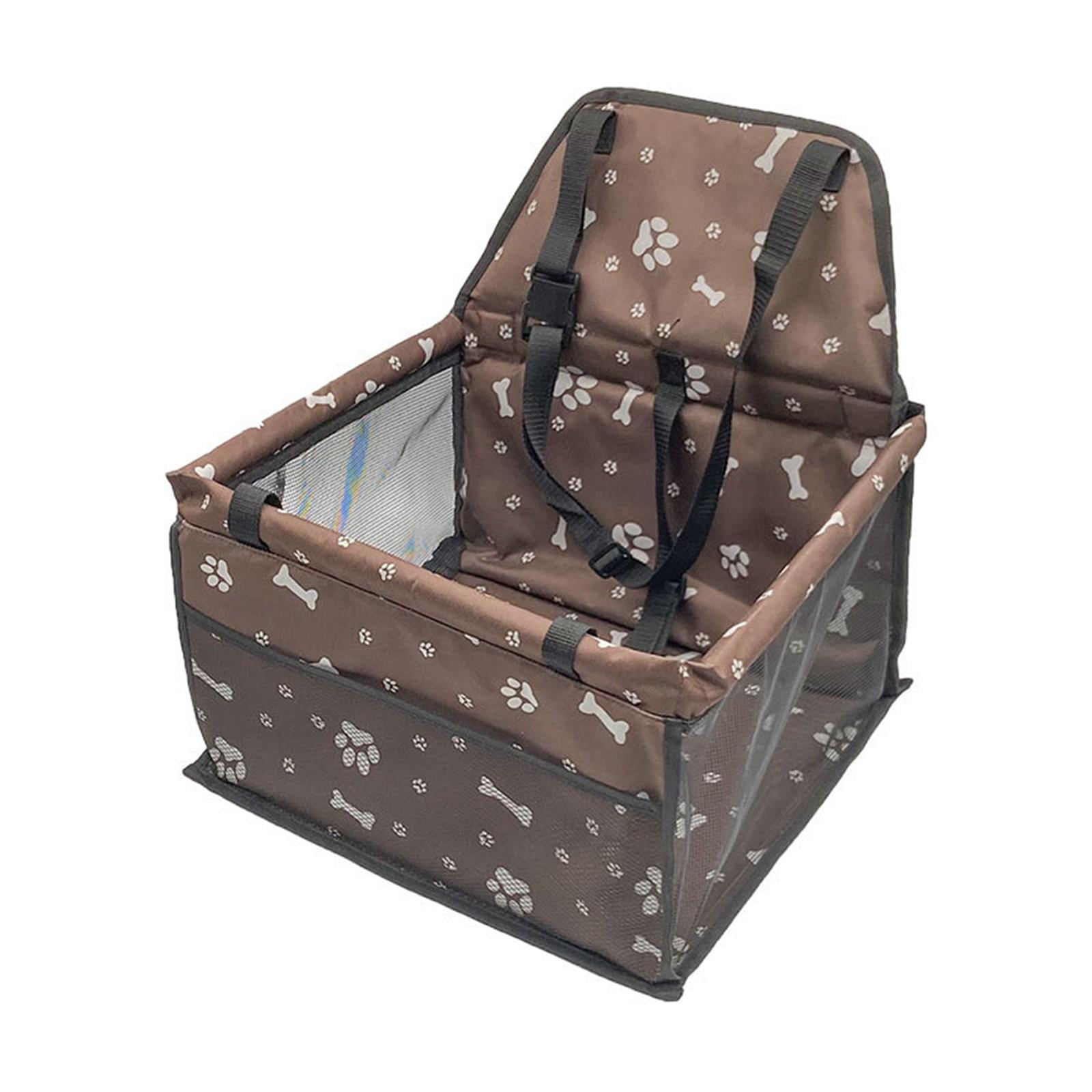 Ioensy - Asiento De Coche Para Perros, Accesorios Portátiles Para Mascotas, Asiento Elevador De Coche Transpirable Para Mascotas