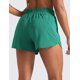 thumbnail image 2 of Shorts CRZ YOGA Dolphin de tiro alto 3" secado rápido con cierre lateral, 2 of 4