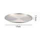 thumbnail image 2 of Juego de 2 platos redondos de acero inoxidable para cena, platos de metal, ideales para picnic y camping al aire libre, irrompibles., 2 of 6