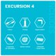 thumbnail image 3 of Bote inflable Intex Excursion 4 con remos y bomba, 3 of 9