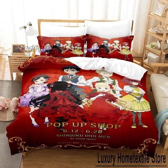 SHADOWS HOUSE Bedding Set Bed Set Aldult Kid Bedroom Duvet cover Sets bed sheet set Bed Sheets