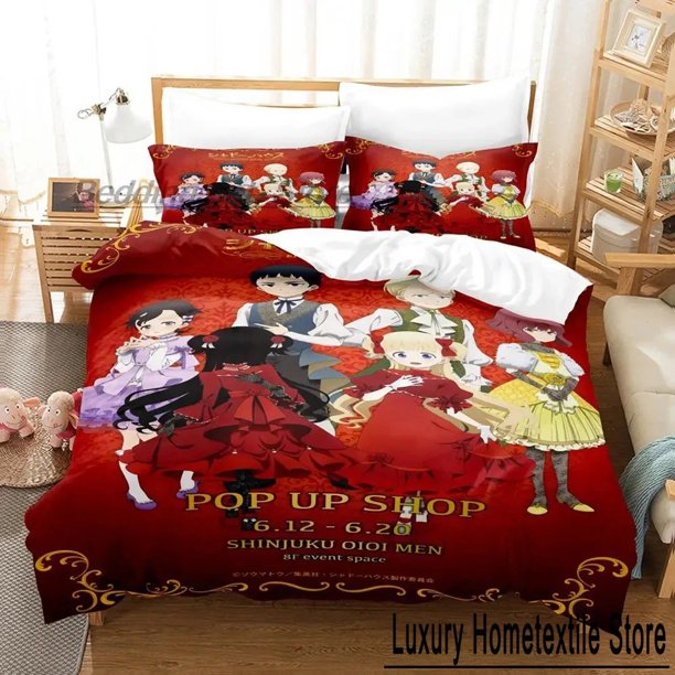 SHADOWS HOUSE Bedding Set Bed Set Aldult Kid Bedroom Duvet cover Sets bed sheet set Bed Sheets