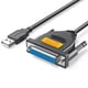 thumbnail image 1 of Adaptador de cable paralelo USB a DB25 para impresora UGREEN de 6 pies, 1 of 8