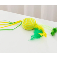 Genérico - Juguete Para Gatos Con Lollipop Y Borlas Con Plumas