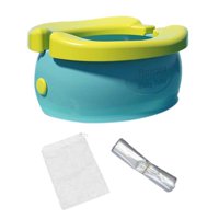 Magideal - Inodoro Portátil Para Niños, Orinal Ergonómico, Fácil De Limpiar, Inodoro De Viaje, Inodoro De Emergencia, Para Picnic, Viajes Largos, Camping, Playa, Verde
