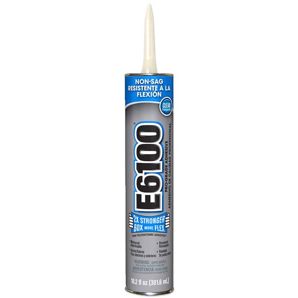 Adhesivo E6000 E6100 de viscosidad media 302 ml transparente