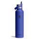 thumbnail image 1 of Botella De Agua De 710 Ml Aislada Con Tapa De Pajilla Azul, 1 of 7