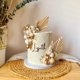 thumbnail image 5 of Decoración de tarta Tazimi Boho con hojas doradas de ginkgo para boda, 5 of 7