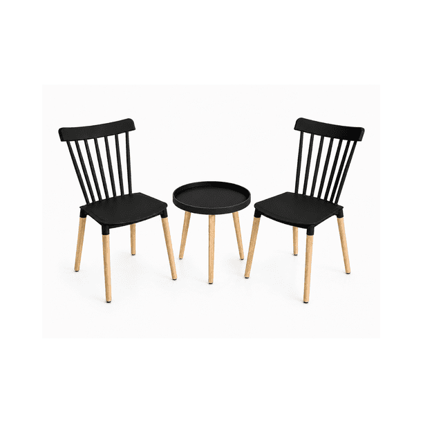 Set de Terraza Windsor Magic - Negro / Negro
