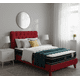 thumbnail image 2 of Cama 1.5 Plaza Rojo Capitone + Colchón Ortopedic, 2 of 2