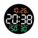 thumbnail image 3 of Reloj De Pared Digital Medidor De Temperatura Silencio Control Remoto Reloj Despertador Digital Multicolor, 3 of 3