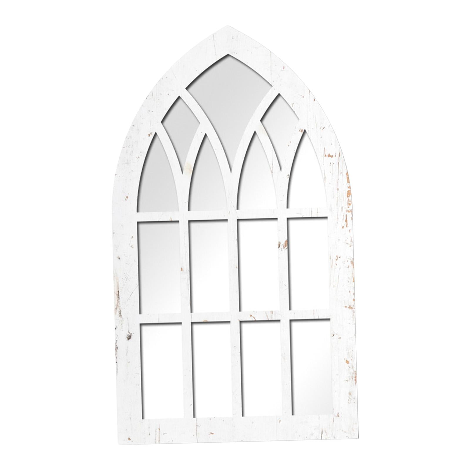Gazechimp - Espejo De Ventana Arqueado Espejo De Arco De Panel De Ventana Simple Para Tocador Dormitorio Estilo Repisa A